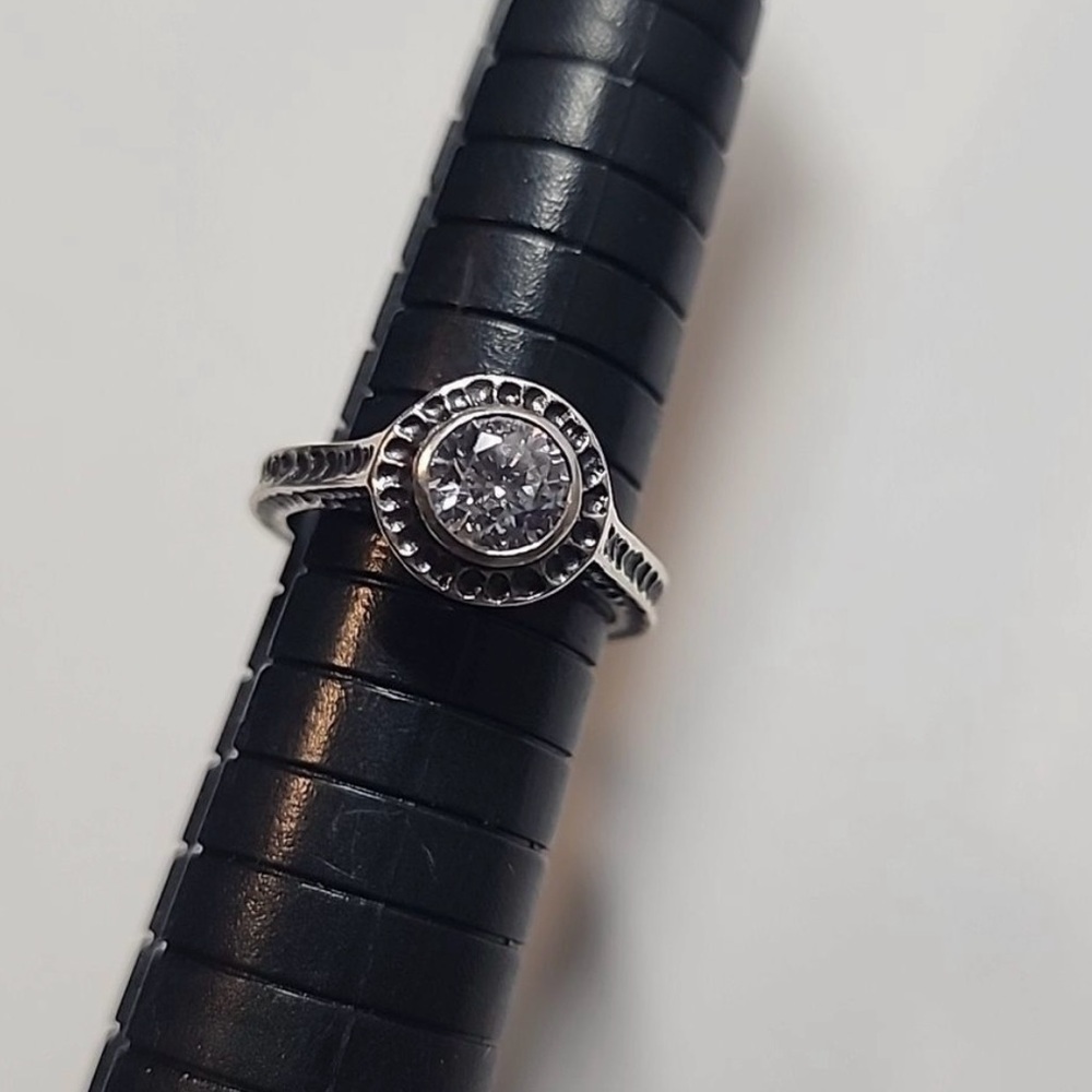 SILPADA Sterling Silver 925 "Perfect Bliss" CZ Solitaire Ring Sz- 9~ R2076